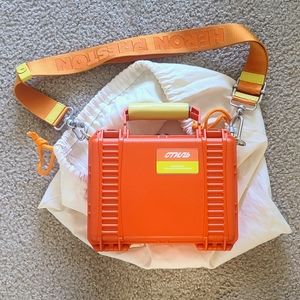 Heron Preston tool box bag orange